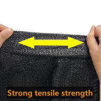 Paño de sombra Rectangular de protección solar, adecuado para exteriores, piscina, garaje, transpirable y aislado, negro - details 2
