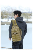 Mochila táctica militar Molle para hombre, bolso multifuncional para acampar, escalar, senderismo, un solo hombro - details 12
