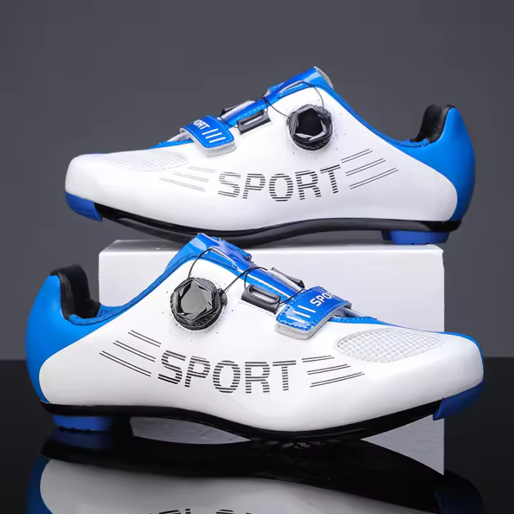Nuevos zapatos de ciclismo desbloqueados, zapatillas de ciclismo de montaña con suela dura para bicicleta para hombres y mujeres - 1