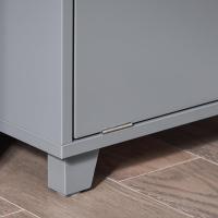 Armario de Baño de Piso con 2 Estantes Abiertos Mueble de Almacenamiento de Ropa Sucia de 35 x 30 x 105cm - details 15