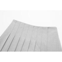 OUWU- Conjunto De 2 Piezas A La Moda Para Mujer, Camisas Grises Con Cuello De Solapa Y Pantalones Cortos Con Cremallera Lateral Vintage, Conjunto De Pantalones Cortos Elegantes Para Mujer - details 15