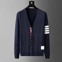 Cardigan de Punto de Marca Superior Novedad Primavera-Otoño Estilo Casual Coreano con Abertura Lateral V-cuello - details 5