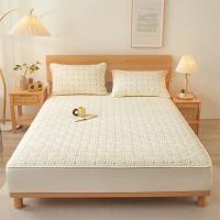 Funda de cama de estilo Simple, colcha acolchada, cubierta de colchón agradable para la piel, ropa de cama elástica para el hogar (sin funda de almohada), 1 unidad - details 2