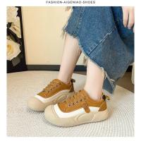 Moda 2025 nuevos zapatos de mujer versátiles transpirables zapatos deportivos casuales de moda con suela gruesa rango de tamaño adulto - details 8