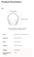 Baseus Auriculares Inalámbricos Bowie 10 Cancelación de Ruido, Latencia Ultra Baja de 0.06s, 120Hrs de Escucha, Cable Retráctil, Compatibles con Juegos - details 13