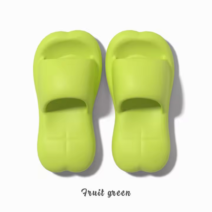 Zapatillas frescas para el verano de las mujeres nuevo interior hogar baño baño antideslizante fondo suave silencioso cojín de aire zapatillas - 1