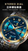 Reloj de cuarzo luminoso con doble calendario para hombre, nuevo, resistente al agua, de marca suiza. - details 5