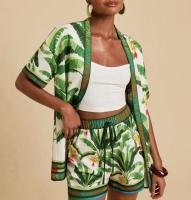 Conjunto de Verano para Mujer 2025 Blusa Estampada y Shorts Ajustados Moda Europea - details 21