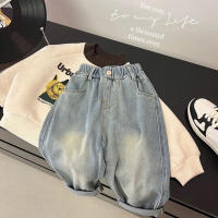 Nuevos Pantalones Vaqueros para Niños Modelos de Primavera y Otoño Estampados de Amor para Mujeres - details 1