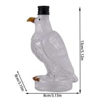 Estatuas creativas de animales de cristal, botella de águila exquisita de whisky, decoración de bar en casa - details 2