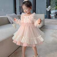 Vestido de Princesa para Niñas Manga Larga Perfecto para Primavera Otoño - details 3