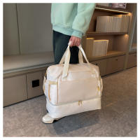 Nueva bolsa de lona impermeable, transpirable y duradera separación en seco y húmedo multifuncional deportes de gran capacidad fitness bolsa de viaje - details 33