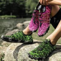 Zapatos de agua de verano para hombre y mujer, sandalias de playa descalzas para exteriores, zapatos acuáticos de secado rápido para buceo en río y mar - details 46