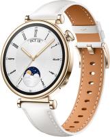 Caliente HUAWEI Watch GT 4 B19L 41mm Bluetooth Smartwatch 1.32 "Pantalla AMOLED Correa de cuero - Blanco - details 2