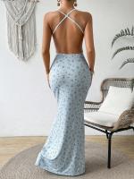 Vestido Largo de Tirantes para Mujer 2025 Miravia Estampado Floral Elegante Espalda Descubierta - details 4