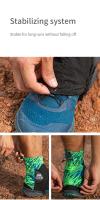 Cubiertas de Zapatos para Correr al Aire Libre AONIJIE E4421 con Reflectantes Protección contra el Arena para Triatlón Senderismo - details 5