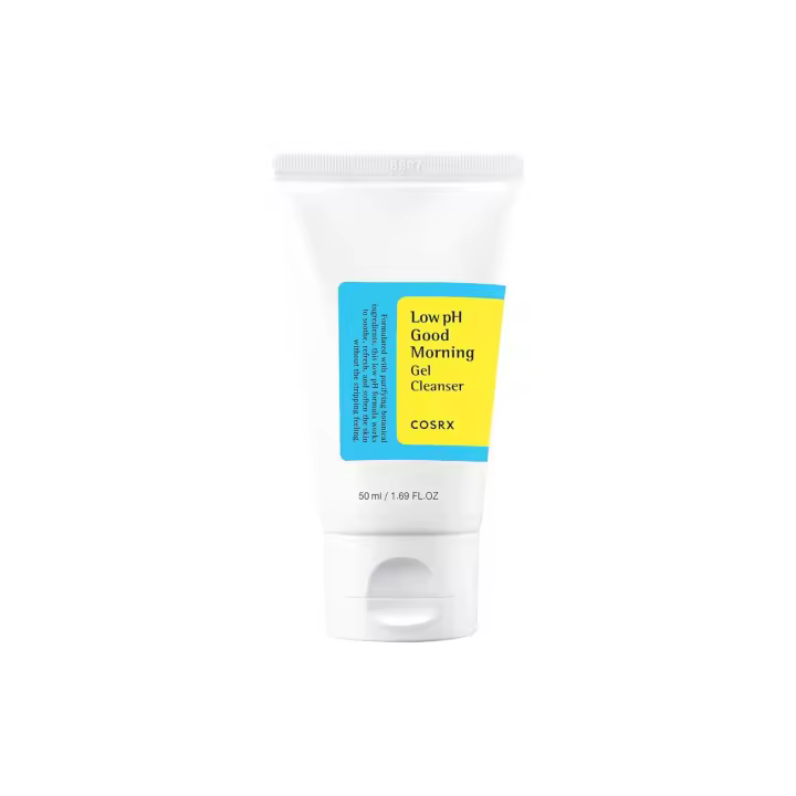 COSRX Gel Good Morning de bajo pH 1.7 fl.oz / 50ml Limpiador facial suave de tamaño de viaje aprobado por TSA |   Cuidado de la piel coreano para personas propensas al acné - 1