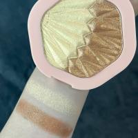 Paleta de rubores de 2 colores 2 en 1 sombra de ojos crema de contorno cara mejilla rubor crema maquillaje brillo resaltado maquillaje Multicolor rubor - details 5