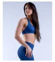 Sujetador deportivo de impacto para mujer, ropa interior de LICRA sin costuras, elástica, transpirable, mejora el pecho, ocio - details 1