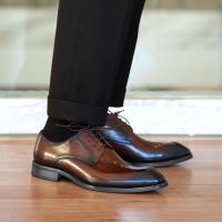 Zapatos de cuero viejos de moda con cabeza cuadrada - details 21