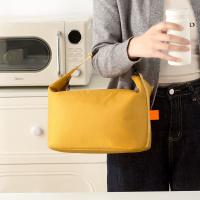 Bolsa aislante plegable Simple para trabajadores de oficina, bolsa de almuerzo de gran capacidad, impermeable, bolso de almuerzo para estudiantes, hombres y mujeres - details 5