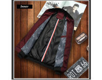Chaquetas de bombardero con cremallera para hombre, ropa deportiva ajustada con bolsillos, moda Hip Hop, primavera y otoño - details 5