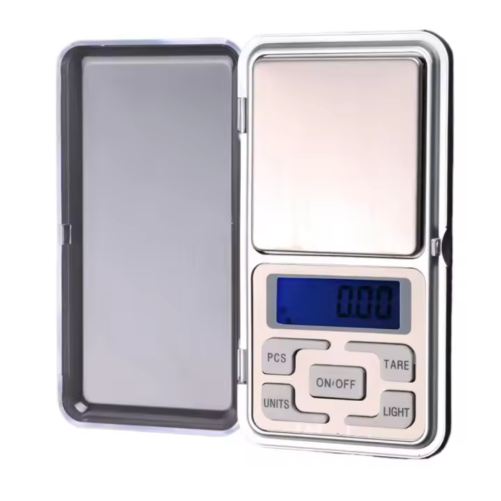 Mini báscula Digital de bolsillo de 0,01g/200g con pantalla LCD para básculas de peso de gramos de pesaje de diamante - 1