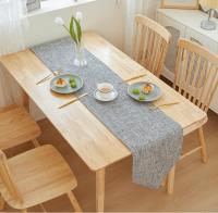 Bonenjoy, 1 pieza, camino de mesa de lino y algodón, Color sólido, decoración para mesa de comedor, banquete, mantel para el hogar, 30x16 0/30x18 0/30x21 0/30x240cm - details 24