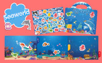Libros de Pegatinas Reutilizables NeWYeS Pegatinas de Dibujos Animados para Niños - details 3