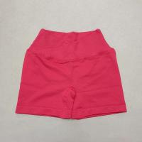 Crossover mujeres deporte gimnasio entrenamiento correr cintura alta Yoga Push Up cadera sin costuras Fiess Shorts - details 11