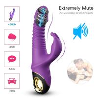 Vibrador de empuje de conejo para mujeres y adultos, estimulador de clítoris telescópico automático, masturbación femenina, Juguetes sexuales, 2022 - details 6