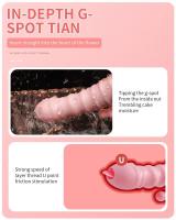 Consolador 3 en 1 conejo impermeable USB magnético recargable Anal clítoris vibrador juguetes para mujeres parejas Sex Shop - details 2