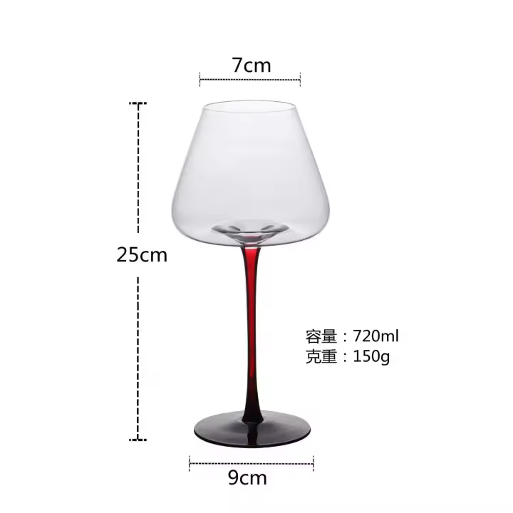 Botellas de vino espesadas de vidrio hechas a mano para el hogar, iceberg en cascada rápida, accesorios de bar - 1