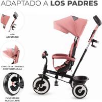 Triciclo Evolutivo, Bicicleta Sin Pedales, Bicicleta Bebe, Plegable, Para Niños, Cinturón, Con Accesorios, Portavasos, Cesta, 9 Meses a 25 kg, Verde - details 17