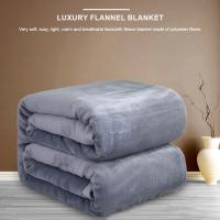 Manta de Vellón de Franela Gris Suave Cálida Cubierta de Cama para Adultos y Niños - details 7