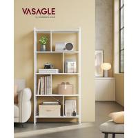 Estantería de Almacenamiento de 5 Niveles, Organizador de Oficina de Estudio, con Compartimentos, para Salón, Estilo Industrial, Marrón Rústico y Negro - details 10