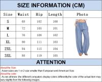 Pantalones de Lino de Algodón para Mujer Cintura Elástica, Bolsillo, Estilo Callejero - details 0