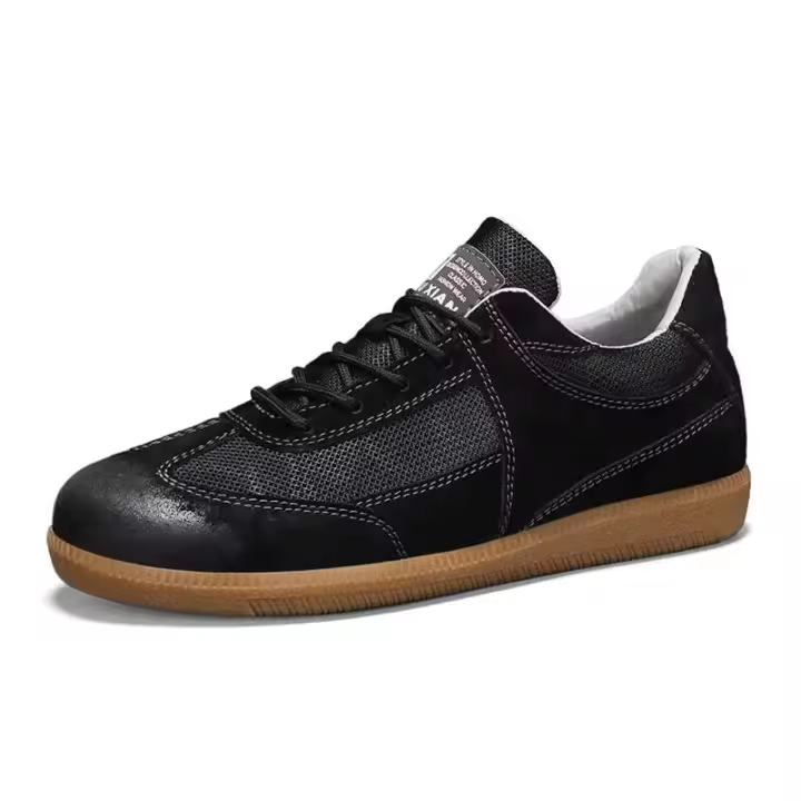 Nuevos zapatos de cuero para hombre 47, zapatos de entrenamiento deportivos clásicos de diseño italiano de lujo para caminar, marca de talla grande, crea su logotipo - 1