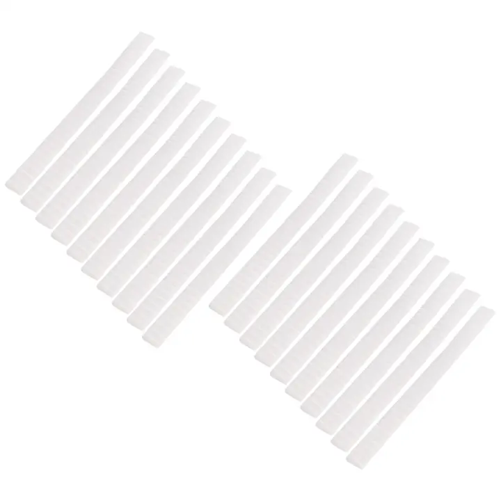 Protectores de brochas de maquillaje cosmético, protectores de malla, cubierta de funda, red blanca, 20 unidades - 1