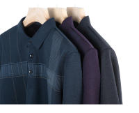 Camiseta Casual para Hombres CASUMANL EU SIZE con Cuello Abotonado y Rayas Empresarial Manga Larga para Otoño Ajuste Regular - details 4