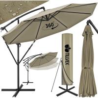 Paraguas de aluminio con manivela 300/350 cm de diámetro Protección UV Impermeable para mercado - details 41