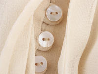 Moda Primavera 2025 para Mujeres Blusa Decorativa Elegante con Manga de Cuerno Joker - details 3