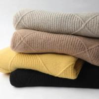 Otoño e Invierno nuevo suéter de mujer grueso calidez moda suéter de lana tejido cuello alto 2025 - details 9