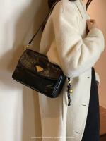 Bolso Cuadrado Pequeño Artístico Para Mujer Bolso Nuevo Bolso Bandolera Con Textura Para Mujer - details 3