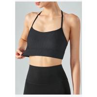 Top halter con espalda en T, chaleco, sujetador deportivo a prueba de golpes, almohadilla para el pecho, sujetador deportivo para yoga. - details 6