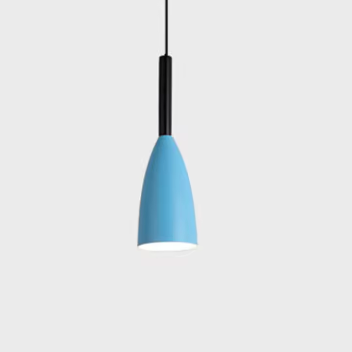 Lámpara colgantes nórdica E27, luz colgante, cable de 2m - 1