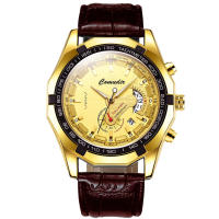 Hombre calendario a prueba de agua brillante reloj no mecánico con esfera grande - details 9