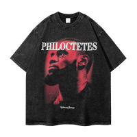Camiseta de algodón de manga corta para hombre verano calle versátil hip-hop tops - details 4