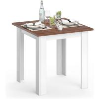 Mesa de comedor, roble dorado/gris, 80 x 80 cm - details 25