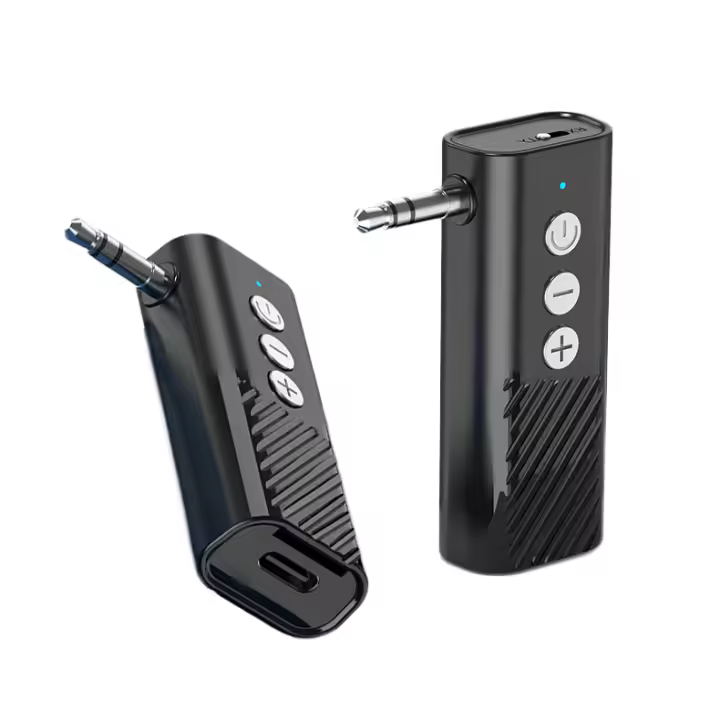 Adaptador inalámbrico 3 en 1, receptor y transmisor compatible con tarjeta SD con enchufe de Metal AUX de 3,5 MM para auriculares de TV, Bluetooth 5,3, Kit de coche - 1